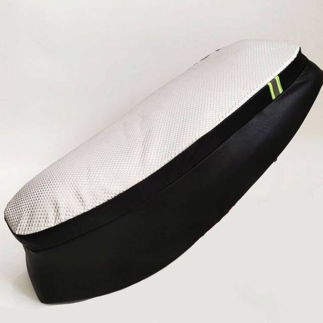 Electric Vehicle Seat Cushion, Thickened and Elevated Sponge Seat Cover, Rainproof, Sunproof, Suitable for All Seasons, Shock-Absorbing Soft Cushion for Electric Motorcycles