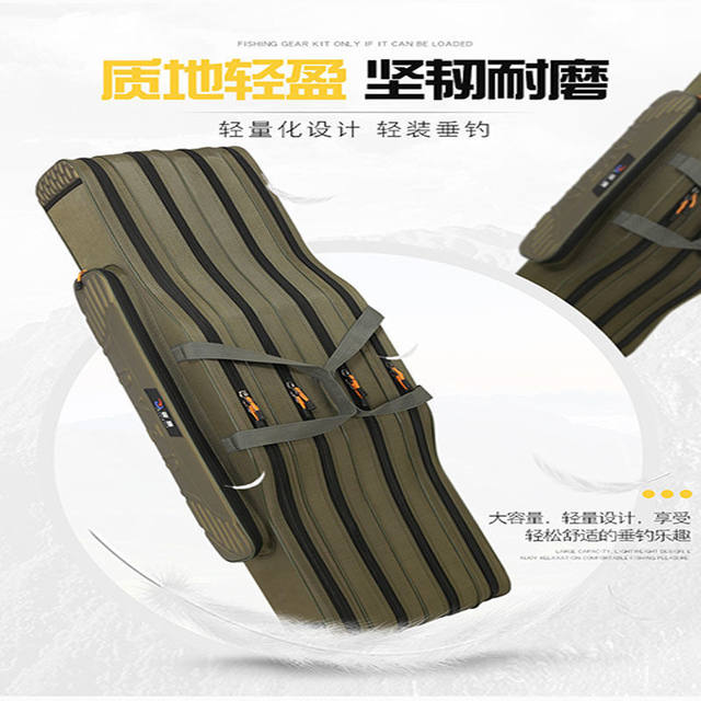 Fishing Rod Bag Special Clearance Sale, Large Capacity Waterproof Multifunctional Fishing Rod Bag, Thickened and Wear-Resistant Fishing Gear Bag