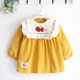 Baby Smock, New Winter Style, Corduroy Smock for Outer Wear, Waterproof Infant Apron, Anti-Dirty Apron, Reverse-Wearing Apron