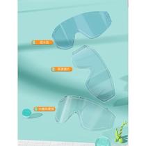 Childrens swimming goggles and earplugs integrated adult high-definition waterproof and anti-fog diving professional eye protection myopia large frame swimming equipment