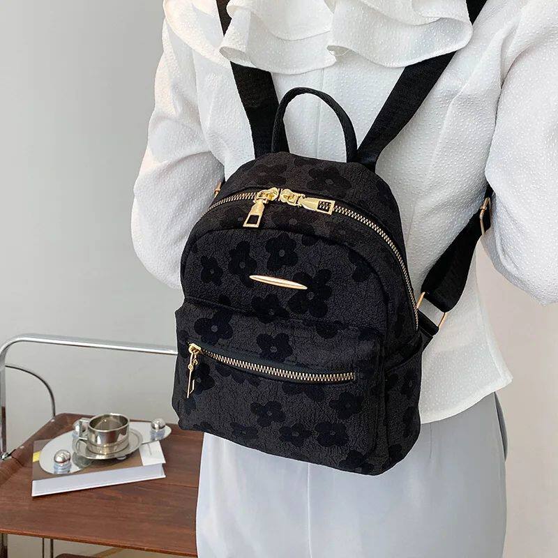 рюкзак pu leather shoulder mini small backpack multi-function ladie No brand