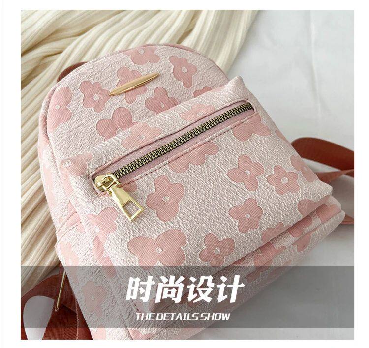 рюкзак pu leather shoulder mini small backpack multi-function ladie No brand