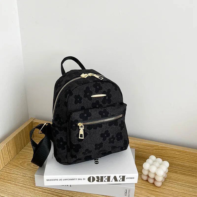 рюкзак pu leather shoulder mini small backpack multi-function ladie No brand