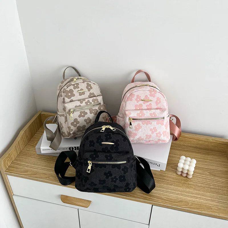рюкзак pu leather shoulder mini small backpack multi-function ladie No brand