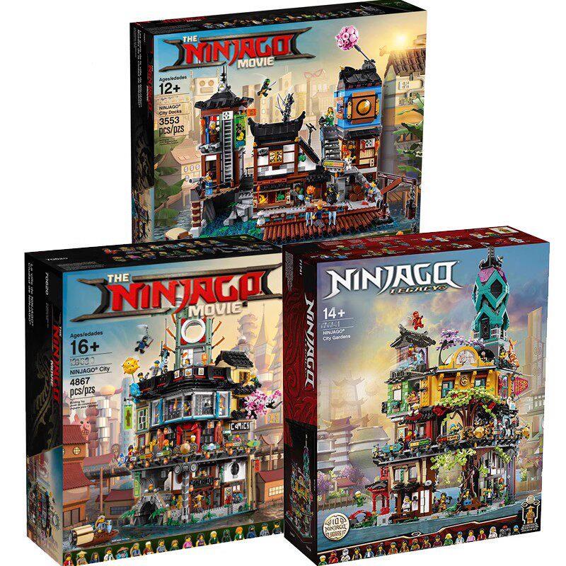 German Ninjago Series 70620 Ninja City Headquarters 70657 City Pier Ninja Garden Educational Toys German Ninjago Series 70620 Ninja City Headquarters 70657 City Pier Ninja Garden Educational Toys