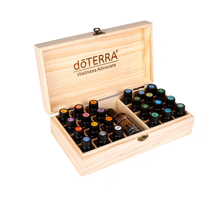 25年最新！doTERRA多特瑞静谧蓝精油收纳包测评：大容量+高颜值，旅行