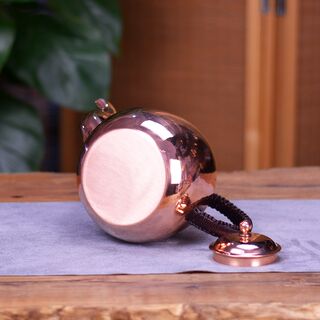 Olla de lavado de adoración de cobre puro, olla para sostener, botella de agua, tetera, botella tang, olla tang, botella tang hui hui, botella de sopa pura grande y pequeña