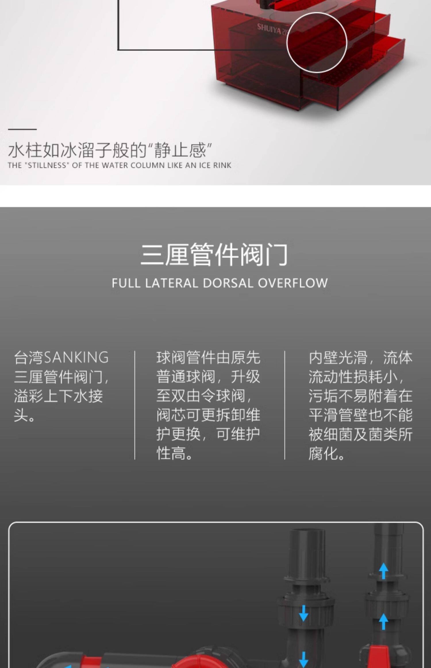 水鸦鱼缸L系列方缸鱼缸客厅底滤兰寿缸金鱼缸五面超白玻璃免换水 detail 22