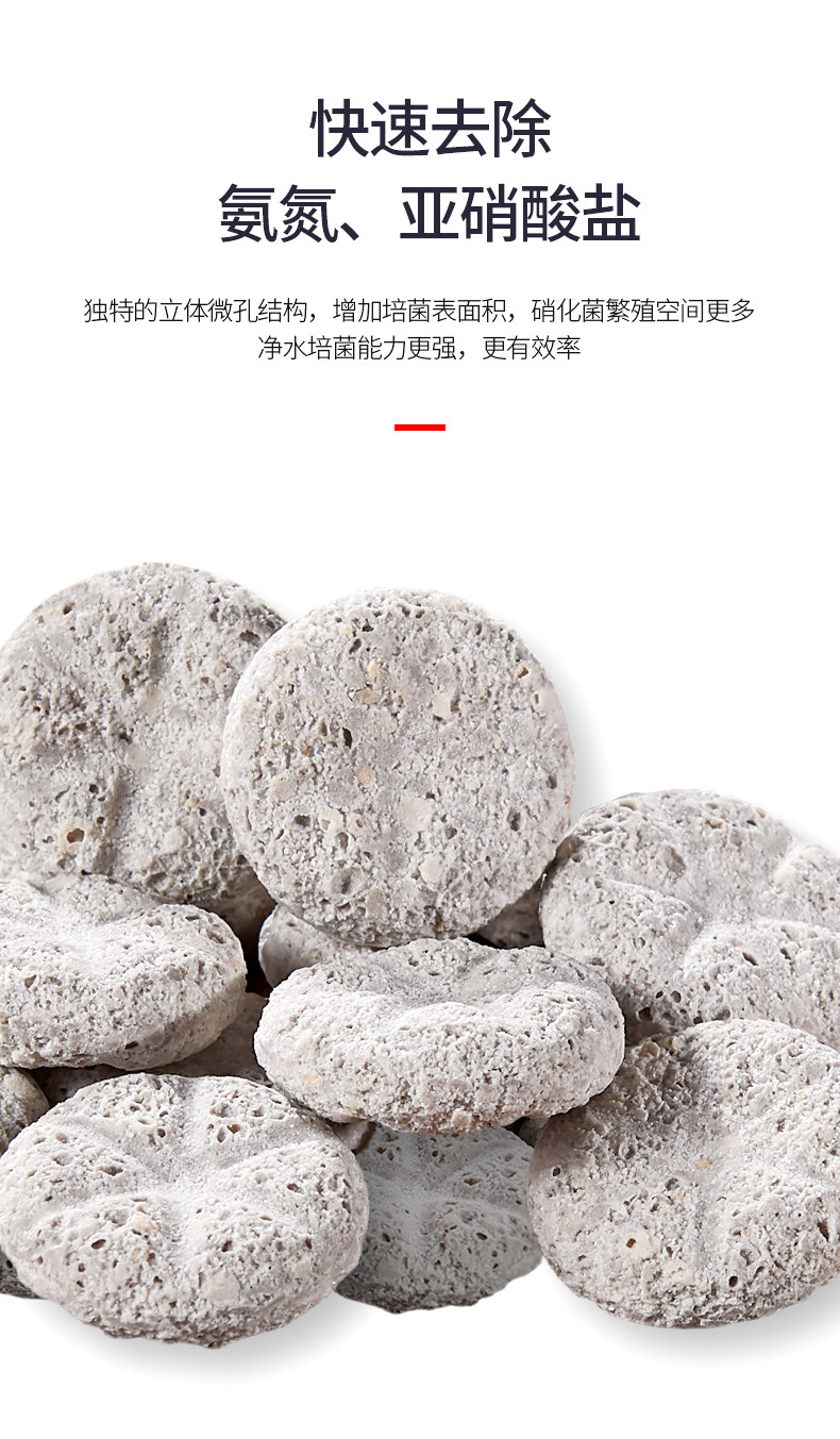 满堂鸿鱼缸滤材小飞碟纳米培菌屋细菌屋净水过滤免换水立体多孔 detail 11