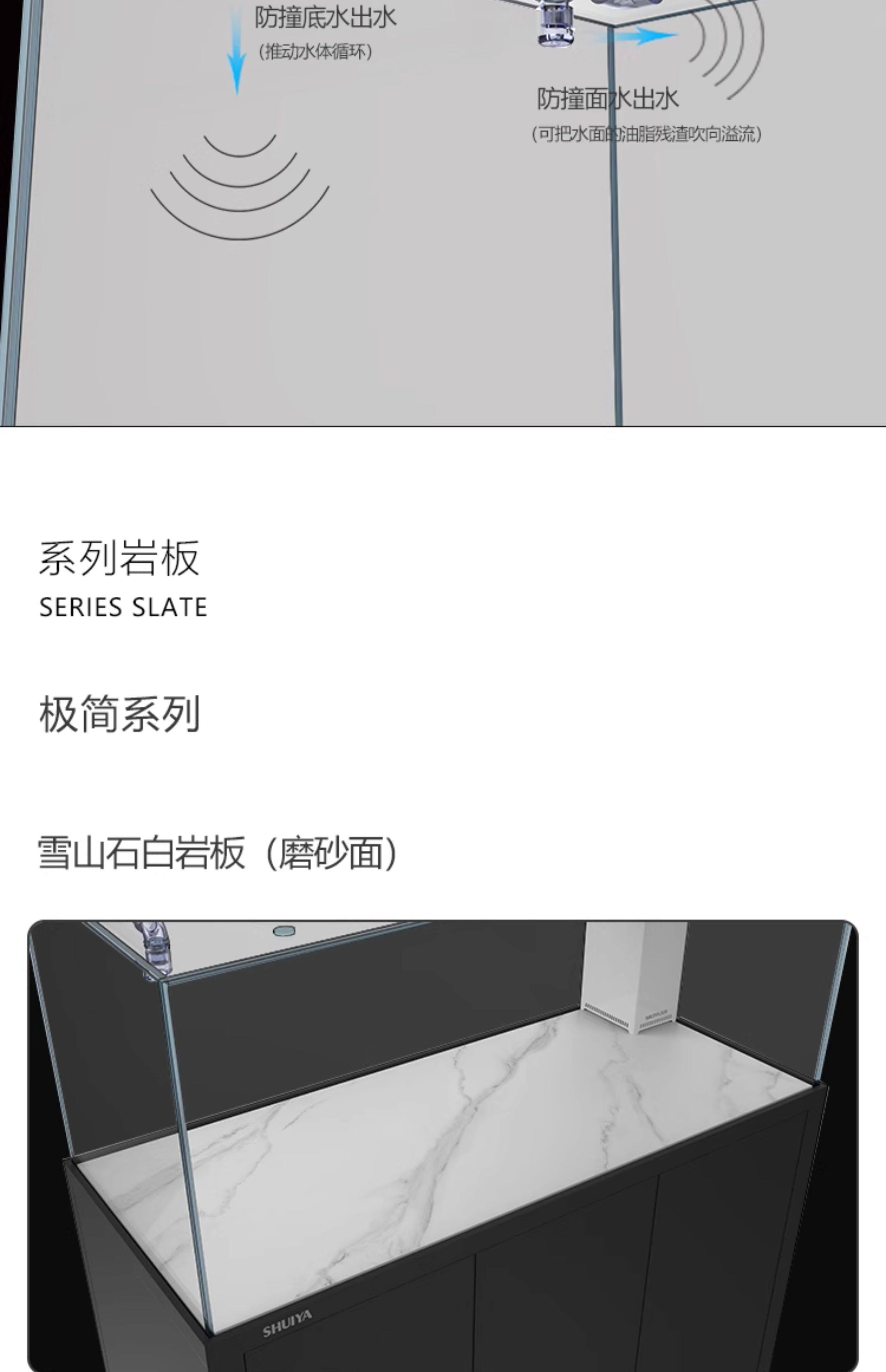 水鸦鱼缸野采溪流缸南美原生缸鱼缸客厅大型底滤缸七彩生态龙鱼缸 detail 15