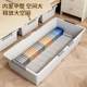 Flat finishing box with pulleys household drawer type clothing storage artifact under bed storage box under bed storage box