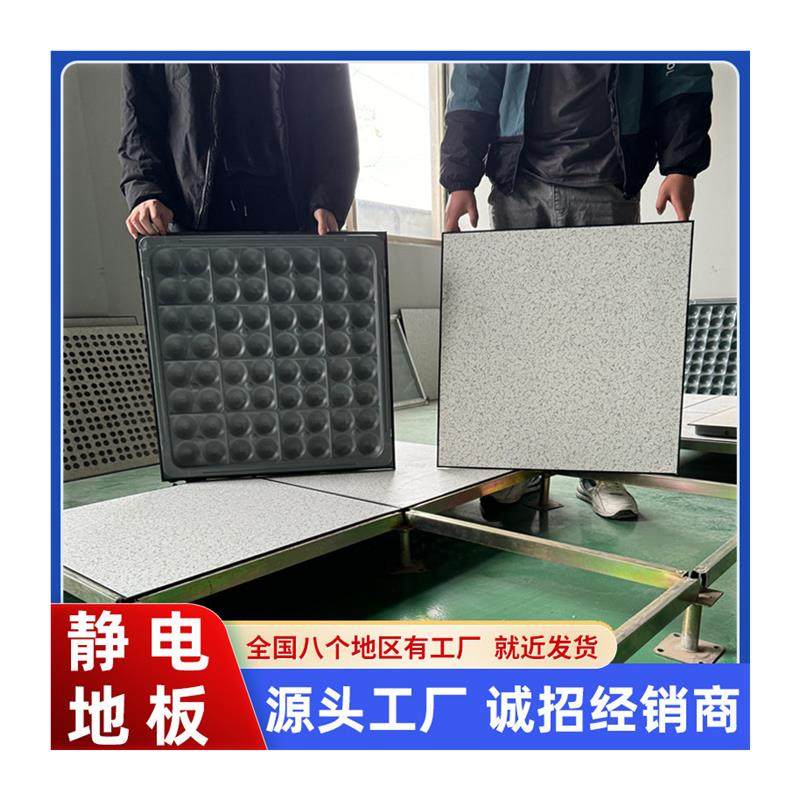 Anti-Static Floor 600*600 All-Steel Pvc Computer Room Monitoring Room Rack Empty Activity Anti-Static Floor Factory Direct Sales