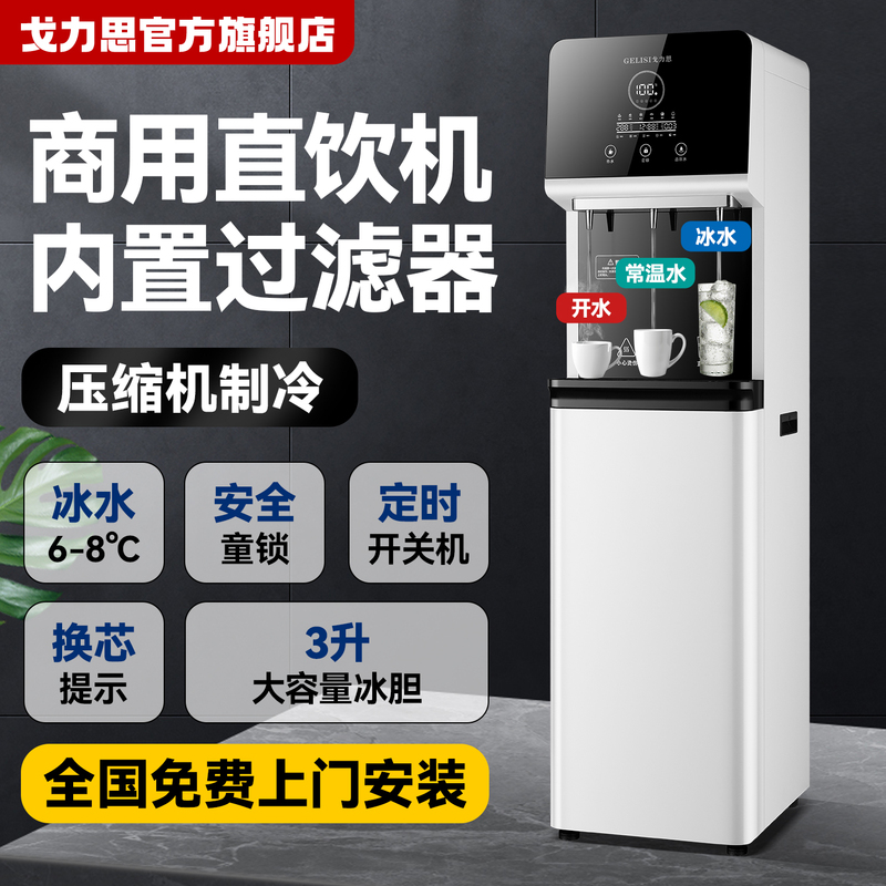 Gulis Commercial Vertical Direct Drinking Water Dispenser Water Purifier Integrated Household Heating Water Dispenser Tap Water Direct Connection Filtration