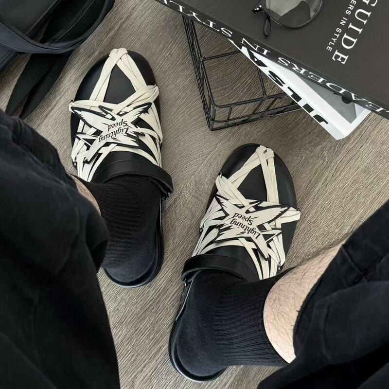 Lightningspeed Fashion Week Lightning Birkenstock Shoes Old Money Style Mules Half-Slip Closed-Toe Slippers for Autumn Commuting Lightningspeed Fashion Week Lightning Birkenstock Shoes Old Money Style Mules Half-Slip Closed-Toe Slippers for Autumn Commuting