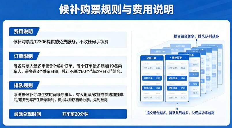 五一抢票不用慌!12306十问十答,候补购票所有疑问一次说清 - 实用经验 - 淘江湖