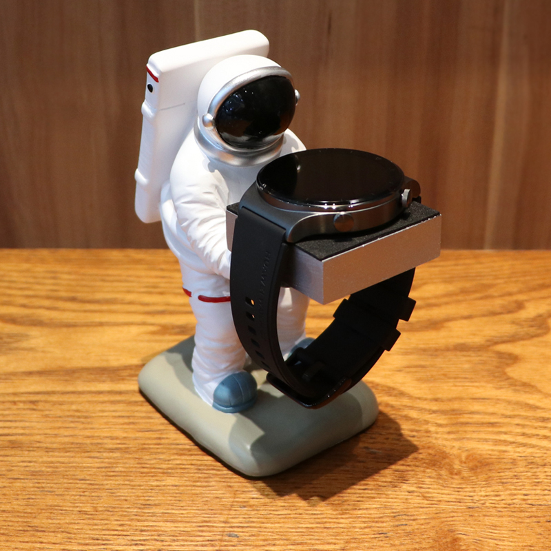 Creative Astronaut-Themed Huawei Watch Charger Watch4Pro Stand Gt5 Charging Base Apple Stand