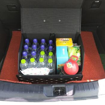 Multifunctional finishing box storage box foldable automotive supplies trunk storage box storage box car storage box