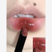 Dusk Beauty Delicate ice-transparent high-value student whitening lip glaze non-fading lipstick moisturizing lip balm