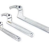 Crescent wrench chromium vanadium steel multifunctional adjustable hook motorcycle shock absorber wrench water meter round nut wrench