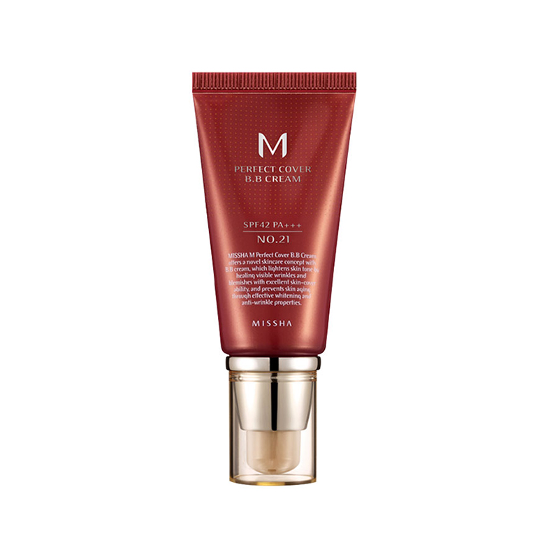 【原装进口】韩国Missha谜尚魅力润颜修容霜 大红bb霜 50ml 新旧版本随机