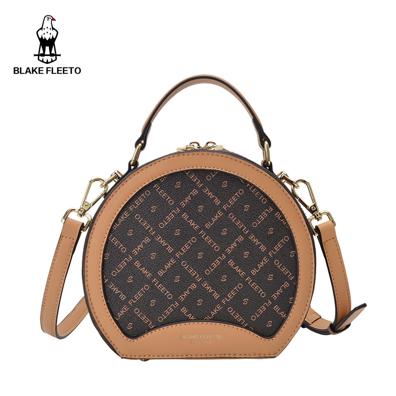BLAKE FLEETO香港啄木鸟小圆包手挽单肩包斜挎女包ZMNNB21123-HK