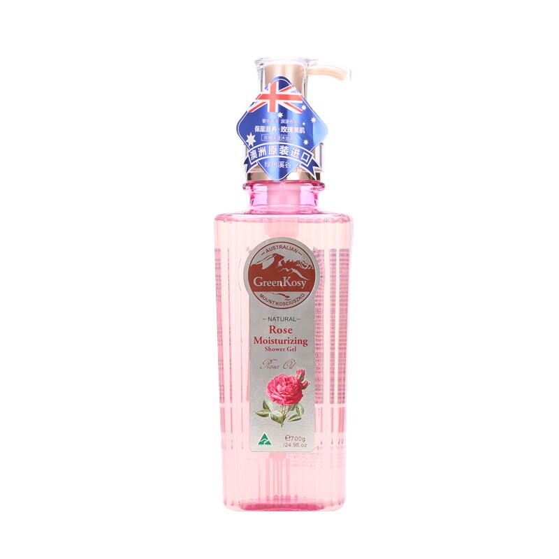 澳洲GreenKost绿色溪谷玫瑰保湿沐浴露700ML