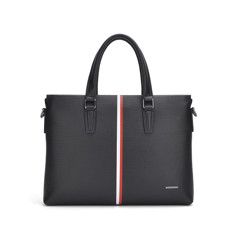 PLOVER香港啄木鸟时尚彩印红白条款公文包大容量单肩包手提包GDGWB043