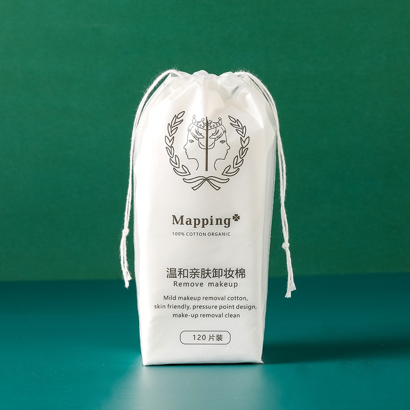 玛品Mapping格格风化妆棉卸妆棉卸妆巾脸部湿敷专用 T19 （120片/包）