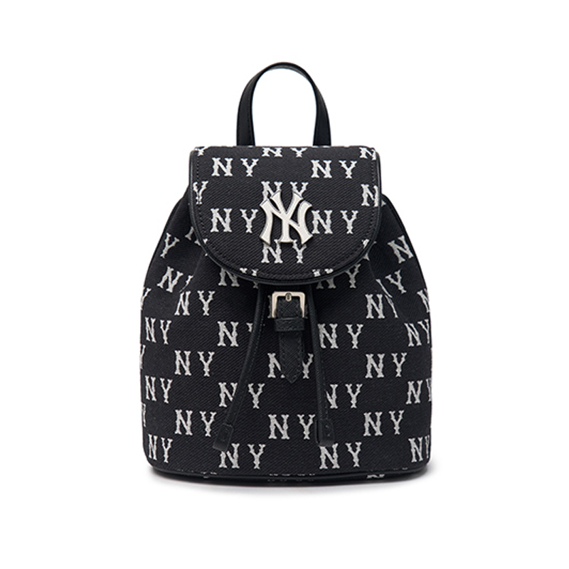 美职棒（MLB）ny双肩包男女同款时尚复古老花休闲运动背包2024春季新款3ABKS014 纽约洋基队