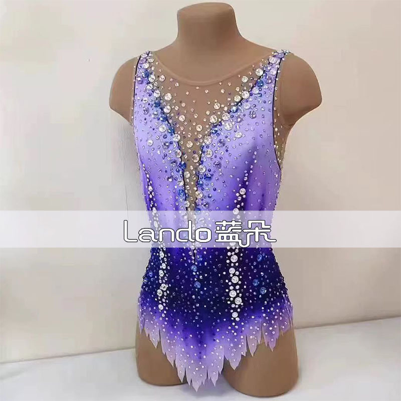 Rhythmic Gymnastics Clothing for Children, Girls' Professional Competition Performance Costumes, Children's Grading Figure Skating Skills Stage Rhythmic Gymnastics Clothing for Children, Girls' Professional Competition Performance Costumes, Children's Grading Figure Skating Skills Stage