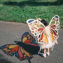 DIY light and shadow butterfly wings material package Liuyi colored cellophane handmade transparent film colorful light-transmitting plastic sheet