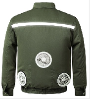 Зеленый вентилятор с аксессуарами, 1 шт