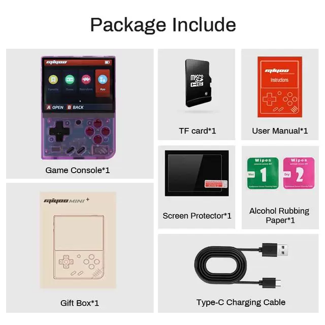 Miyoo Mini Plus V3 Portable Handheld Game Console 3.5Inch I