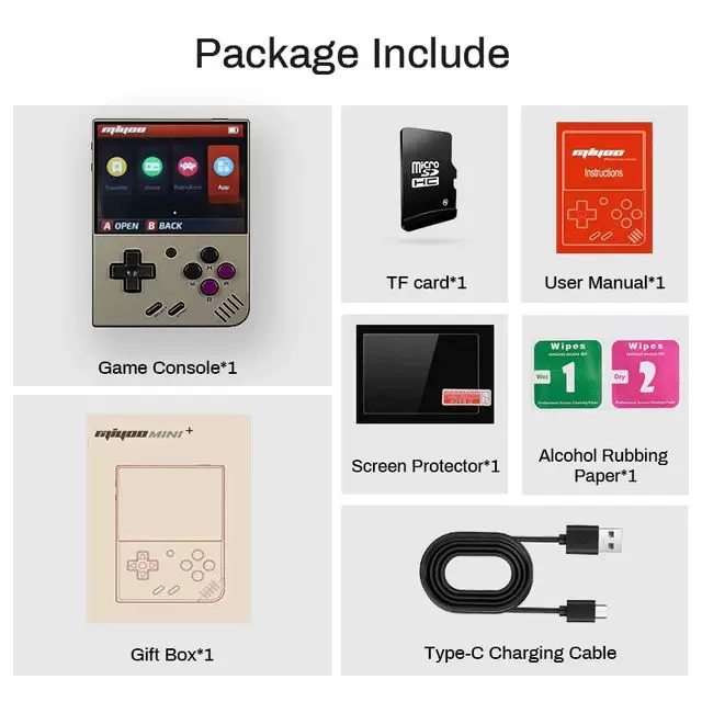 Miyoo Mini Plus V3 Portable Handheld Game Console 3.5Inch I