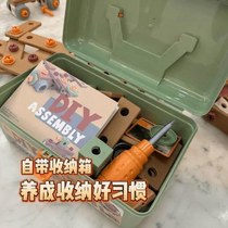 Twist screw educational toys screw screw assembly assembly tool box electric drill repair tool box hands-on toys