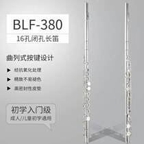 French flute instrument for beginners to play professionally. Hole silver-plated open and close dual-purpose flute instrument.