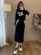 Two-Piece New Set, Popular Spring and Autumn Fashion, Korean Style Casual and Simple Women's Clothing, Skirt and Sweatshirt
