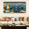 Wall Clock Living Room Decorative Painting Wall Clock Home Silent Calendar Modern Bedroom Clock Wall Hanging Quartz Clock