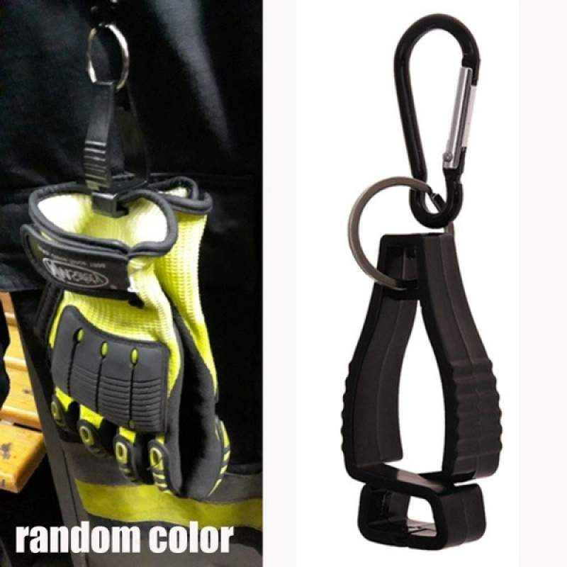 4 Labor Protection Glove Clips, Metal Work Site Outdoor Hooks, Multifunctional Portable Waist Anti-Loss Hooks