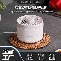 Wireless rotating fruit and vegetable cleaning machine household vegetable washing machine fruit and vegetable disinfection removal pesticide residue purifier
