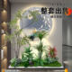 Simulated Plant Landscaping for Balcony, Indoor Staircase Decoration with Artificial Flower Trees, Bionic Green Plant Landscaping Combination