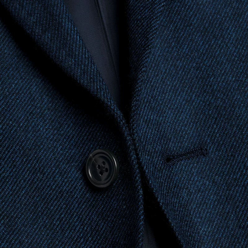 Пальто Charles Tyrwhitt шерстяной элитный завитки, классическая пиджак костюм, облегающий крой