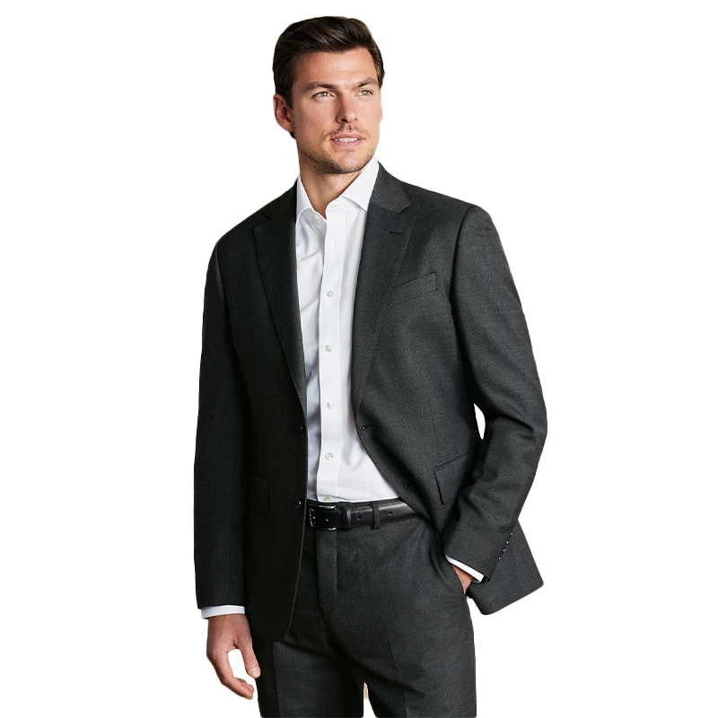 Классический костюм CHARLES TYRWHITT, пиджак, slim fit, крой