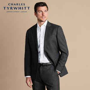 Классический костюм CHARLES TYRWHITT, пиджак, slim fit, крой