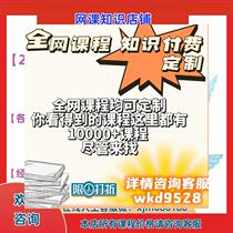 High-end rental day study 699 side job learning course (online course)