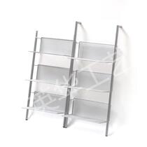 Iron CD rack floor-standing metal multi-grid file disc rack storage rack grid storage rack office sundries organization