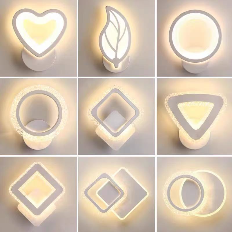Bedroom Bedside Lamp, Living Room Background Wall Lamp, Modern Simple Light Luxury Staircase Corridor Children's Room Creative Internet Celebrity Wall Lamp Bedroom Bedside Lamp, Living Room Background Wall Lamp, Modern Simple Light Luxury Staircase Corridor Children's Room Creative Internet Celebrity Wall Lamp