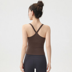 2026 New Sports Bra for Women, One-Piece Cross-Back Pilates Fitness Tank Top, Running Sports Bra for Summer