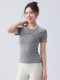 2026 New Tight-Fitting Yoga Clothes, Slim-Fitting T-Shirts, Quick-Drying Sports Tops, Short-Sleeved Summer Fitness Pilates Training Clothes