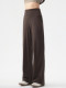 Pocket Straight-Leg Sweatpants with Drape, Loose Fit, Slimming, High-Waisted, Running Training Pants, Autumn and Winter Breathable New Yoga Pants for Women